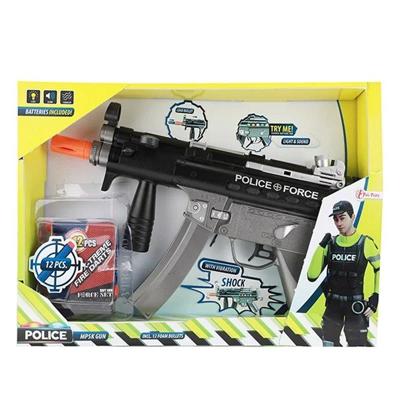 Toi-Toys politie blaster + licht en geluid + 12 darts