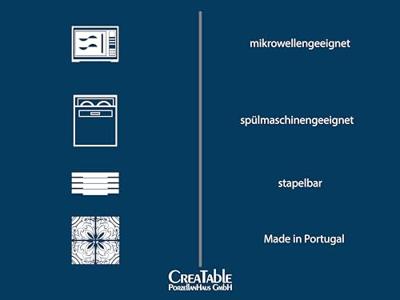 Creatable Serviesset Catania Mix (18-delige bordenset) Creatable Serviesset Catania Mix (18-delige bordenset)