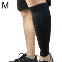 Voetbal anti-botsing leggings outdoor basketbal paardrijden alpinisme enkel beschermen kalf sokken Gear Protector maat: M - thumbnail