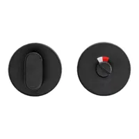 Hdd Pro WC Garnituur Rond Shape Class 3 Zwart - thumbnail