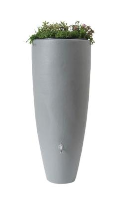 Garantia design regenton grijs 300 liter met plantenbak Garantia design regenton grijs 300 liter met plantenbak