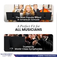 Manhasset 4801 Symphony Stand lessenaar zwart - thumbnail