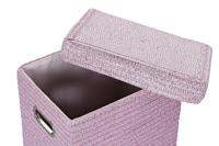 Veelzijdige mand DKD Home Decor Roze Zilverkleurig Polypropyleen 44 x 36 x 50 cm 4 Kg 5 Onderdelen - thumbnail