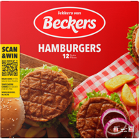 Beckers Hamburgers 12 Stuks bij Jumbo - thumbnail