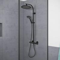 Cornat Noir Style Douchesysteem T.Kraan Zw - TECBE3422 - thumbnail