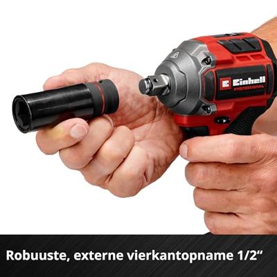 Einhell Professional TP-CW 18/260-C Li BL - Solo 4510090 Accu-slagmoersleutel 260 Nm 18 V Aantal meegeleverde accus: 0 2.5 Ah Li-ion Brushless, Zonder accu, Einhell Professional TP-CW 18/260-C Li BL - Solo 4510090 Accu-slagmoersleutel 260 Nm 18 V Aantal meegeleverde accus: 0 2.5 Ah Li-ion Brushless, Zonder accu,