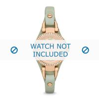 Horlogeband Fossil ES3471 Onderliggend Leder Groen 8mm - thumbnail