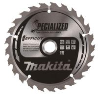 Makita Accessoires Cirkelzaagblad Hout Efficut 185x30x1,45 24T 23g - E-08682 - thumbnail
