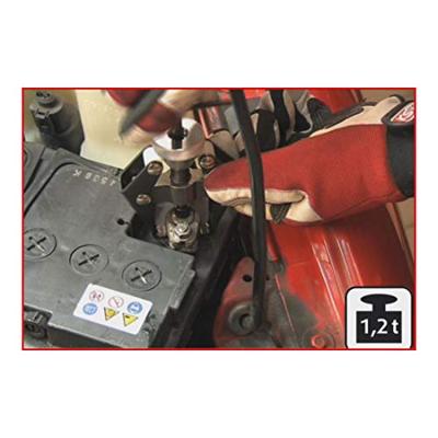 KS Tools 7001190 Poelietrekker voor accupool Aantal haken: 2