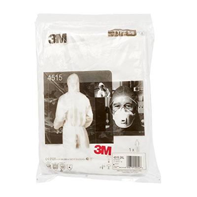 3M 4515WL Beschermpak 4515 Maat: L Wit