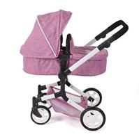 Combi-poppenwagen Linus Plus - Pink Jeans - thumbnail