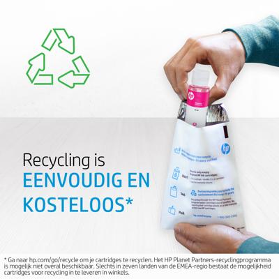 Inkt voor cartridge navulverpakking HP 31 70-ml Cyan Original Ink Bottle Cyaan