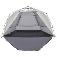 Strandtent 3-persoons waterdicht snelontgrendeling grijs - thumbnail