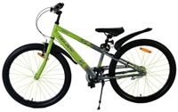 Volare 24 inch fiets rockey 3v remnaaf groen/grijs 42414 - thumbnail