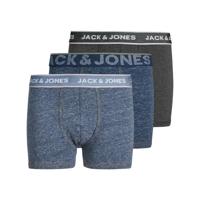 JACK & JONES JUNIOR boxershort - set van 3 donkerblauw - thumbnail