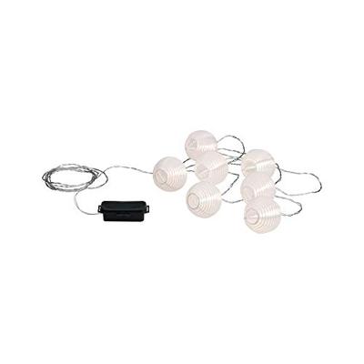 Paulmann 94166 Motief lichtketting Lampion Buiten werkt op batterijen Aantal lampen 7 LED Warmwit USB-aansluiting