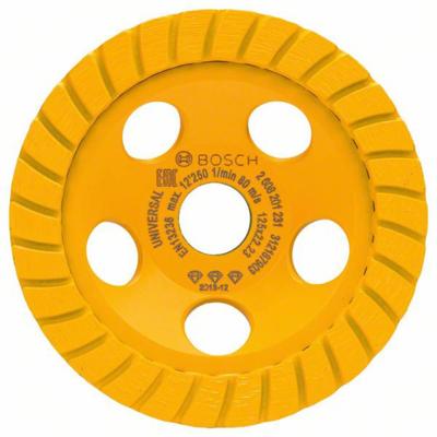 Bosch Accessories 2608201231 Diamant-komschijf Best for Universal Turbo, 125 x 22,23 x 5 mm, geel Best for Universal Diameter: 125 mm 1 stuk(s) Bosch Accessories 2608201231 Diamant-komschijf Best for Universal Turbo, 125 x 22,23 x 5 mm, geel Best for Universal Diameter: 125 mm 1 stuk(s)