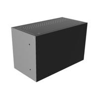 Hammond Electronics RM3U0804SBK Universele behuizing 108 x 211 x 133 Aluminium Zwart 1 stuk(s) - thumbnail