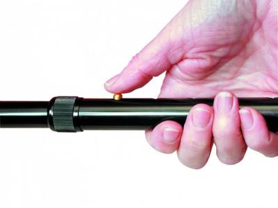 Dynalife wandelstok comfortgrip zwart links 76-99 cm