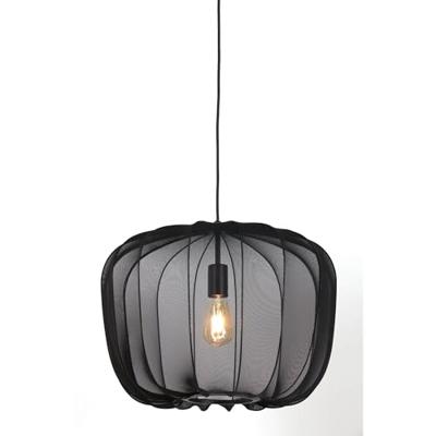 Light & Living Bohemian hanglampPlumeria zwart Ø 50cm - 2963412 - thumbnail