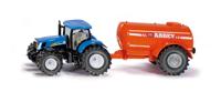 Siku tractor met enkele as vacuumtank Van der Leeden - Van der leeden - thumbnail