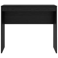 Bureau Zwart eiken 90 x 40 x 76 cm Bewerkt hout - thumbnail