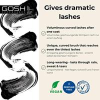 Gosh Catchy Eyes Drama Mascara 10 ml 001 Extreme Black - thumbnail