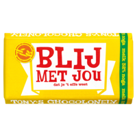 Chocolade tony chocolonely melk noga blij met jou - thumbnail