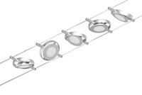 Paulmann RoundMac 94414 Kabelsysteem compleet LED vast ingebouwd LED Chroom (mat) - thumbnail