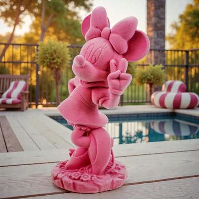 Disney Tuinbeeld 3d pluiz minnie