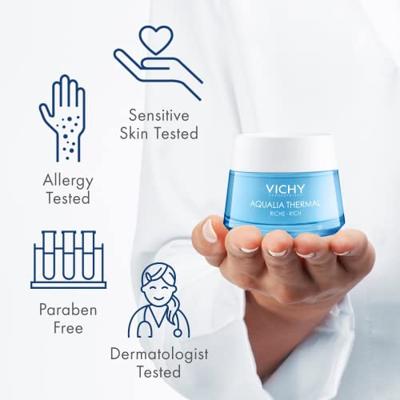 Vichy Aqualia Thermal Rehydrating Rich Cream - Tube 50 ml - thumbnail