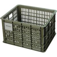 Gerecyclede fietskrat Basil Crate M 29.5 liter 35 x 45 x 25 cm - moss green - thumbnail