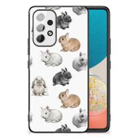 Dierenprint Telefoonhoesje voor Samsung Galaxy A53 Konijntjes - thumbnail
