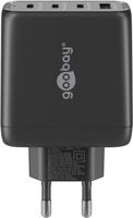 Goobay 64819 oplader voor mobiele apparatuur Hoofdtelefoons, Laptop, Smartphone Zwart AC Snel opladen Binnen - thumbnail