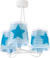 Dalber Kinderkamer hanglampLight Feeling Star 3-lichts blauw - 81197T - thumbnail