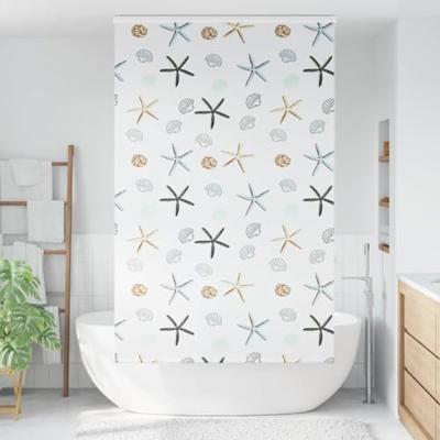 Doucherolgordijn met cassette 130x240 cm stofbreedte 126 cm Doucherolgordijn met cassette 130x240 cm stofbreedte 126 cm