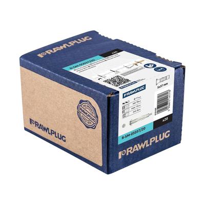 Rawl plug rubber nut m12x75 | 20 stuks - r26-8719