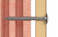 Fischer 532917 Windowframe screw 7.5 mm 202 mm T 100 stuk(s) - thumbnail