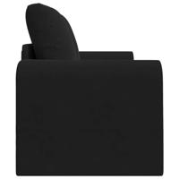 Slaapbank Zwart 148 x 71 x 83 cm Fluweel - thumbnail