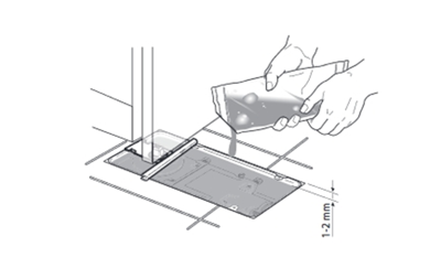 ASSA ABLOY MA0612S0 Opvulgel (AC612) voor vloerveren - A000308413