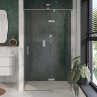 Ben Meteora draaideur rechts incl. antikalk 120x200 chroom - thumbnail