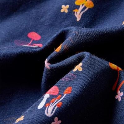 Kinderrokje met paddenstoelenprint 140 marineblauw Kinderrokje met paddenstoelenprint 140 marineblauw