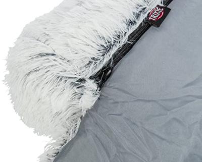 TRIXIE Harvey 38045 stoelbeschermer gestoffeerd vierkant 70 × 90 cm wit/zwart