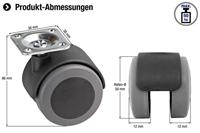 Metafranc Dubbel Wiel Parket 50Mm Plaat - WU0800310 - thumbnail