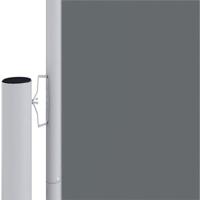 Windscherm uittrekbaar 160x1000 cm antracietkleurig - thumbnail