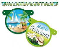 Letterslinger Hoera Pensioen - 2 Meter - thumbnail