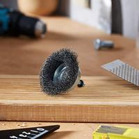 Bosch Accessories Komborstel, gegolfde draad, 0,2 mm, 70 mm, 4500 omw/min Bosch Power Tools Schacht-Ø 6 mm 1609200271 1 stuk(s) - thumbnail