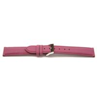 Horlogeband Universeel F703 Saffiano Leder Roze 18mm - thumbnail