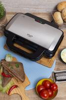 Adler AD 3043 sandwich maker 1300 W Zwart - thumbnail