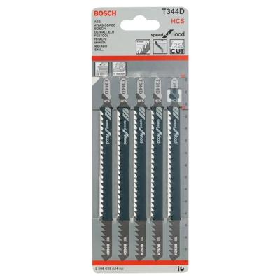 Bosch Professional T344D Speed for Wood Decoupeerzaagblad VE=5 - 2608633A34 Bosch Professional T344D Speed for Wood Decoupeerzaagblad VE=5 - 2608633A34